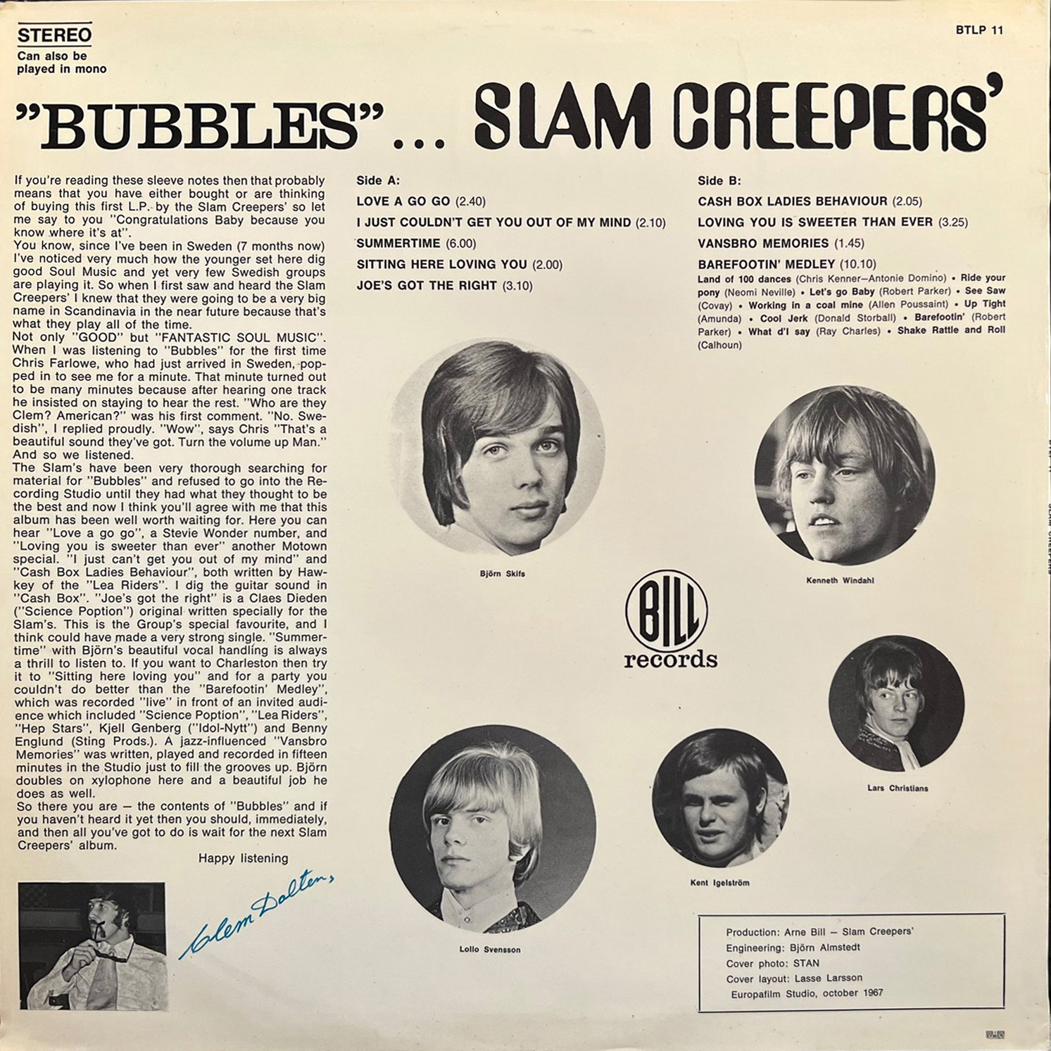 LP Bak Bubbles