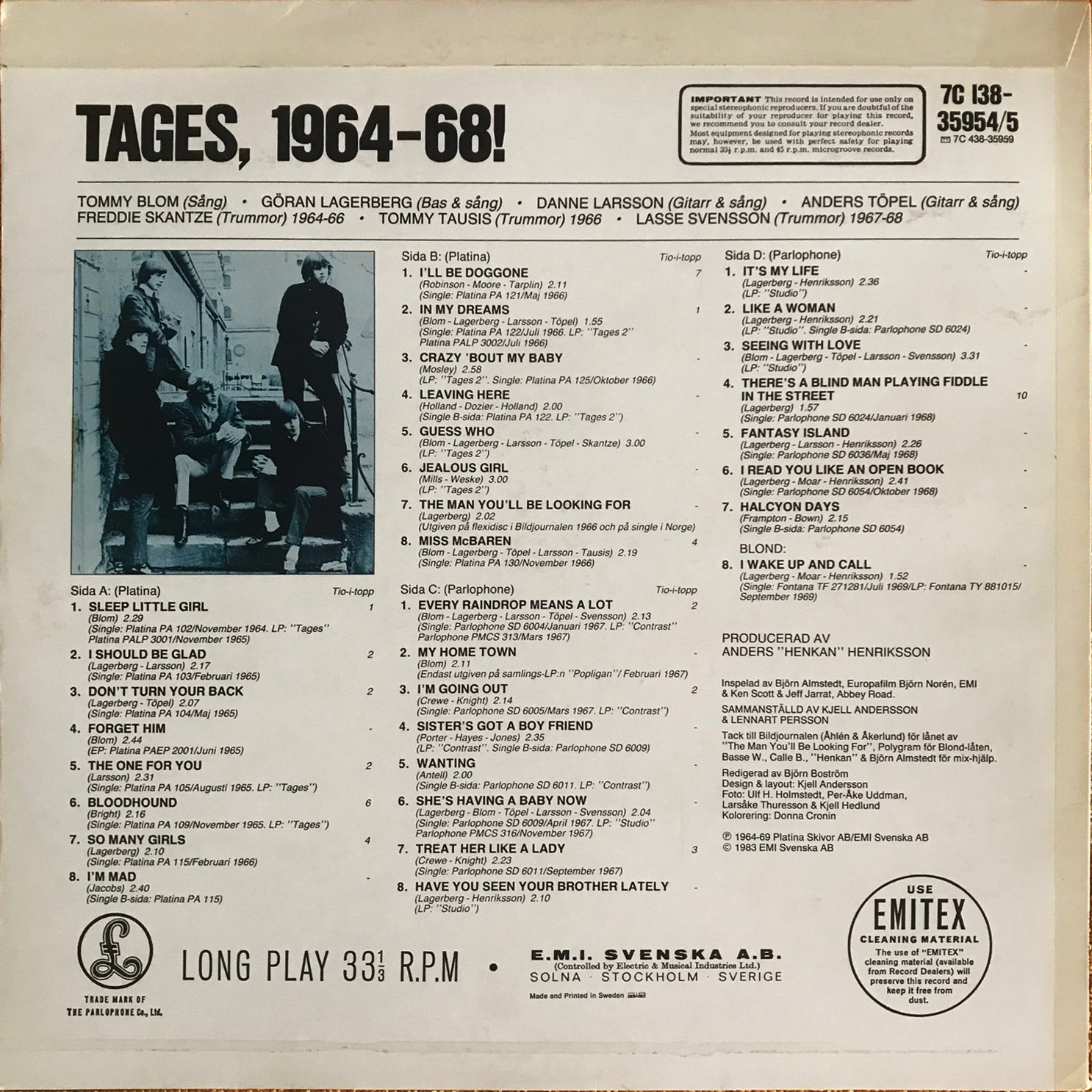 TAGES 1964-68